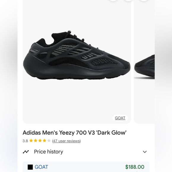 Men's ADIDAS Yeezy 700 V3 'Dark Glow Sz 7 - Picture 11 of 11